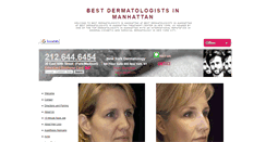 Desktop Screenshot of bestdermatologistsinmanhattan.org